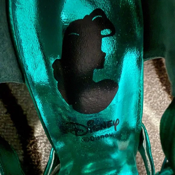 Disney Little Mermaid Inspired Teal and Purple Shell Heels - Picture 4 of 4